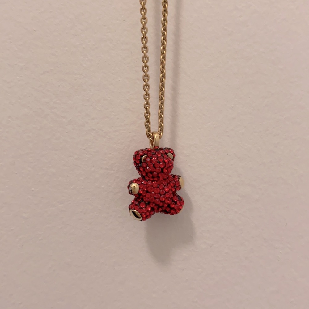 Swarovski Crystal Bear Necklace